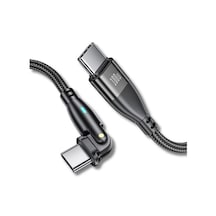Type C To Type C Hızlı Şarj Data Kablosu Çevirici Dönüştürücü Adaptör 180 Derece 100w 1 Metre 100 Cm