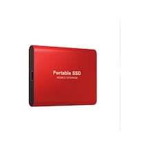Geeroyoo Taşınabilir 500gb Harici Ssd Yüksek Hızlı Usb 3.1 Katı Hal Sürücü - Kırmızı Jzr-gy