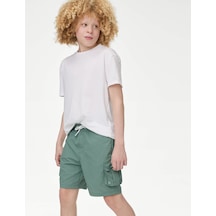 Marks & Spencer Erkek Çocuk Yüzme Şortu (2-16 Yaş) T87007325W Yeşil