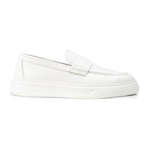 Deery Erkek Beyaz Hakiki Deri Loafer Ayakkabı - 02043mbyzp01 Beyaz