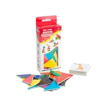 36 Parça Manyetik Zeka Oyunu Tangram Puzzle Aktivite Kartlar