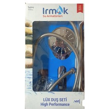 Irmak Mega Krom Başlıklı Fonksiyonlu 150 Cm Hortumlu Duş Takımı