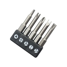 Danrimaoyi 5 Adet Özel Şekilli Tornavida Seti 50mm U Şeklinde Y Tipi Üçgen İç Çapraz Üç Noktalı Tornavida Bit Aracı