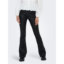 Only Onlıdına Hw Fau Leat Flare Pant Cc Tlr Kadın Siyah Pantolon - 15298693 Siyah