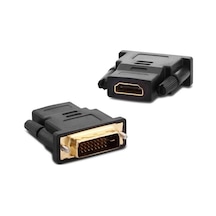 Powermaster 24+1 Pin Dvı Erkek - Hdmı Dişi Çevirici Jack