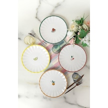Fruit Feast Sirius Servis Tabağı 27 Cm 4 Adet 23108-09-10-11 Çok Renkli