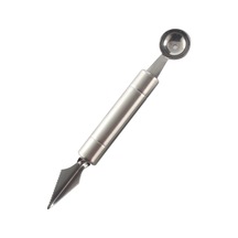 Geeksen Stainless Steel Çift Uçlu Meyve Topu Kesiği Ve Oymacı Bıçak - Ev Ve Restoran Mutfak Aleti Diğer