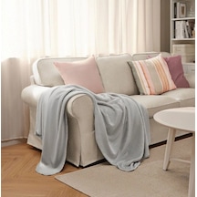 Ikea Slangramal Polar Koltuk Örtüsü Tek Kişilik 150 X 200 Cm Gri