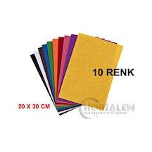 10 Renk. Keçe. A4 Boyutunda. Okul. El Işi. Hobi Keçesi. Süsleme.