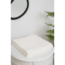 Özdilek Sadem Organik Stripe Banyo Havlusu 90x150 Cm Krem
