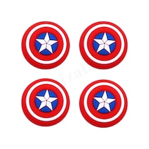 Ps5/Ps4/Ps3 Dualsense Analog Koruyucu Captan Amerika Desenli