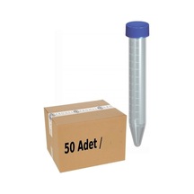 Falkon Tüpü 15 Ml 50/Paket Mavi Kapaklı Falcon Tüpü