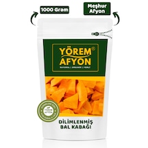 Yörem Afyon Meşhur Afyonkarahisar Tüketime Hazır Soyulmuş Dilimlenmiş Vakumlu Balkabağı Cucurbita 1000gr.