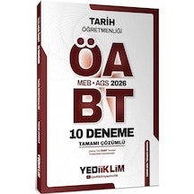 Yediiklim Yayınları 2026 Meb Ags Öabt Tarih Öğretmenliği Tamamı Çözümlü 10 Deneme Sınavı