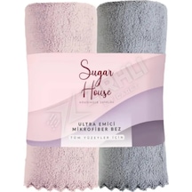 3 Adet Sugar House Ultra Emici Mikrofiber Rulo Bez 2'li Renkli