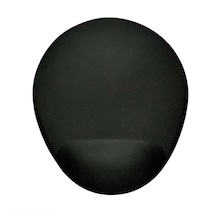 Bilek Destekli Oval - Siyah Renkli Mouse Pad