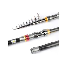 Novahub Portatif Teleskopik Oltalar - Levrek, Alabalık, Crappie Balıkçılığı Seyahat Dönen Kamışlar 3.6 M 3.6 M