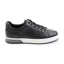 Bambi Siyah Hakiki Deri Erkek Sneaker E01398008743