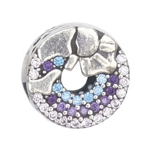 Nur Silver Renkli Taş Geçişli Gümüş Charm Nur-bl00017