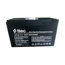 Ttec 12 V 7 AH Bakımsız Kuru Akü 2019 Üretim