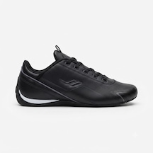 Lescon Smash 9 Erkek İnce Taban Rahat Hafif Sneaker Spor Ayakkabı Siyah