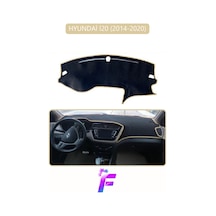 Hyundai İ20 2014-2020 Uyumlu Ön Torpido Örtüsü Kolay Montaj Kaymaz Tasarım Tam Koruma G43 Bej