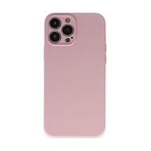 Apple iPhone Uyumlu 13 Pro Kılıf Nano İçi Kadife Silikon - Pembe Ym327897