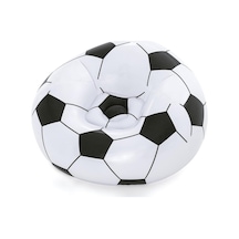 In Over Beanless Futbol Topu Koltuğu 114 X 112 X 66 Cm Futbol Hava Koltuğu Siyah Beyaz Çok Renkli