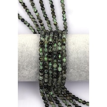 Prehnite Doğal Taş Dizi 4 Mm Küre Kesim Çok Renkli