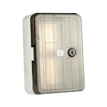Çetsan Pano Polyester 60x40x20 Kilitli Saç Tabanlı Şeffaf Kapaklı