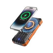 20000 Mah Powerbank Güneş Enerjili Kablosuz Şarj Hızlı Şarj Taşınabilir Batarya Kopya - Lisinya Çok Renkli