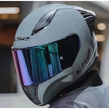 Ls2 Rapıd 2 Race Nardo Gri Fullface Motosiklet Kaskı Gökkuşağı Camlı Nardo Gri