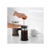 Ikea Upphetta French Press 400 Ml 8 X 17 Cm Siyah 3 Kişilik