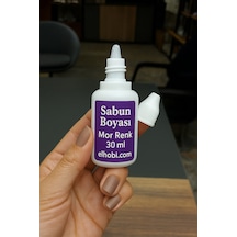 1 Adet Sabun Boyası Veya Renklendirici - Mor - 30 Ml