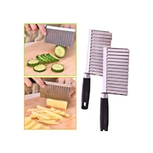 Bıçaklar Patates Dalgalı Kenarlı Bıçak Salatalık Sebze Kesici Dilimleyici Diğer