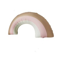 Retro Gökkuşağı Folyo Balon Büyük Boy Pembe 256