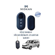 Fiat Doblo Silikon Anahtar Kılıfı 2010 Sonrası Siyah Renk