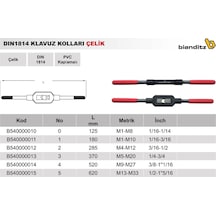 Kılavuz Kolu No:1 M1-M10 Çelik Döküm