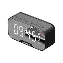 G5 G10 Taşınabilir Bluetooth Hoparlörlü Aynalı Saat - Kablosuz Ses Ve Ödeme Özelliği