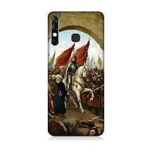 İnfinix Hot 8 Uyumlu Fatih Sultan Mehmet İstanbul Desenli Silikon Kılıf
