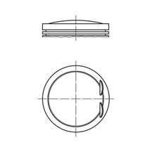 Mahle Motor Piston Segman 0.50 Mercedes M 111 E 23 - E230. Ml230 91.40 001pı0000710186 0010701
