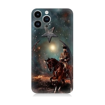 Apple Uyumlu iPhone 14 Pro Max Mustafa Kemal Atatürk Ve Mücadele Yılları Desenli Silikon Kılıf
