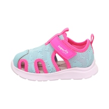 Superfit Wave Kız Çocuk Sandalet - Mavi Pembe 000481-7510 Mavi - Pembe