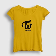 Noıssey Kadın Sarı Logo V2 K-pop Twice T-shirt 280993tt