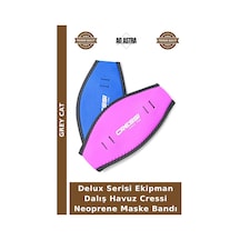 Delux Serisi Ekipman Dalış Havuz Cressi Neoprene Maske Bandı Blue