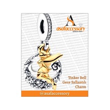 Tinkerbell Gece Charm Gümüş