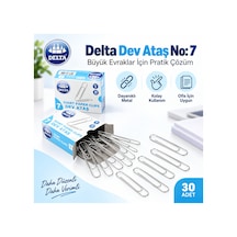 Dev Ataş No:7 Büyük Boy Metal Evrak Ataşı