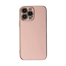 Apple iPhone  Uyumlu  14 Pro Max Kılıf Volet Silikon - Pembe