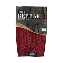 Erkek Likralı Beli İnce Lastikli Modal 3 Lü Boxer Berrak-4497 001