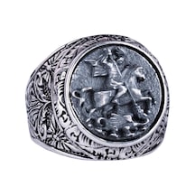 Spartan Yüzük - 925 Ayar Gümüş Yüzük - Savaşçı Yüzük Gümüş